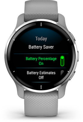 Chytré hodinky Garmin Venu 2 Plus - Slate/ Brown Leather Band