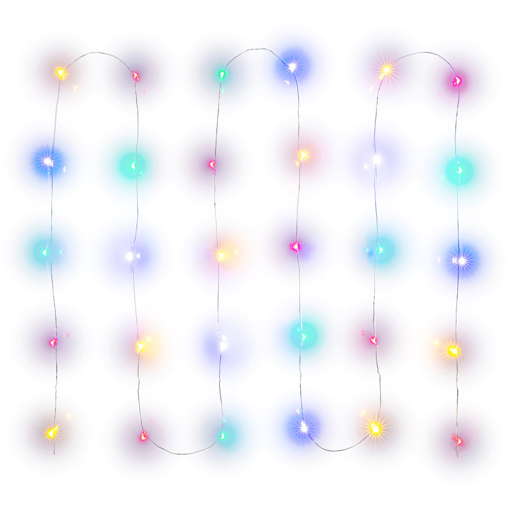 Vánoční osvětlení RETLUX RXL 260, nano řetěz, 30 LED, 3 m, multicolor