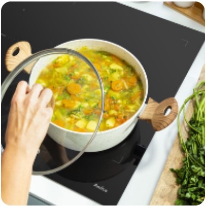 Indukční varná deska Amica DI 6422 DB černá Indukční varná deska Amica DI 6422 DB černá