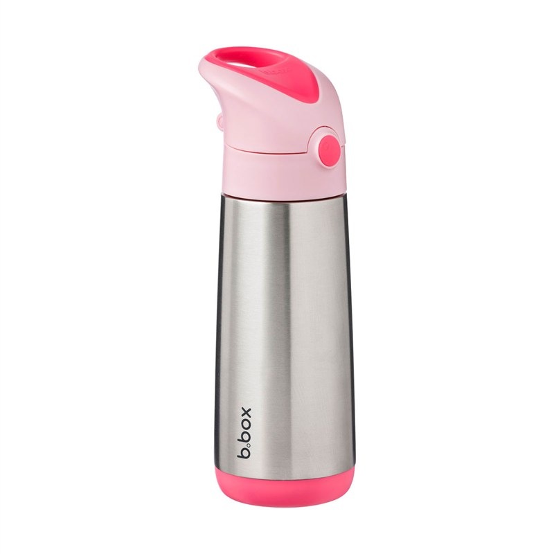 Termoska na pití s brčkem b.box 500 ml flamingo fizz