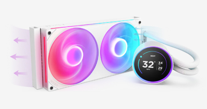 Vodní chladič NZXT Kraken 280 ELITE RGB Čerpadlo NZXT Kraken 280 ELITE RGB