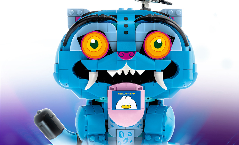 Stavebnice LEGO® 72537 KPop Demon Hunters Pohyblivá Sussie i polohovatelné části Derpyho těla umožňují vytvářet originální pózy pro vystavení.