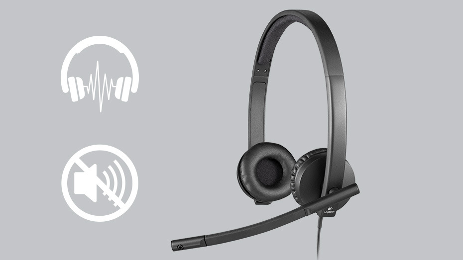 Headset Logitech H570e černý Headset Logitech H570e černý
