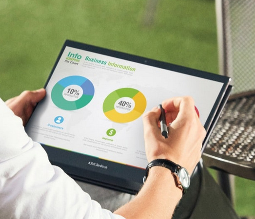 Notebook Asus Zenbook Flip 13 (UX363JA-EM141T) šedý