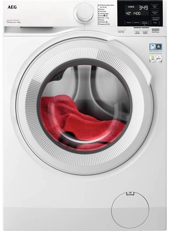 Pračka s předním plněním AEG  LFR61942BC 6000 ProSense