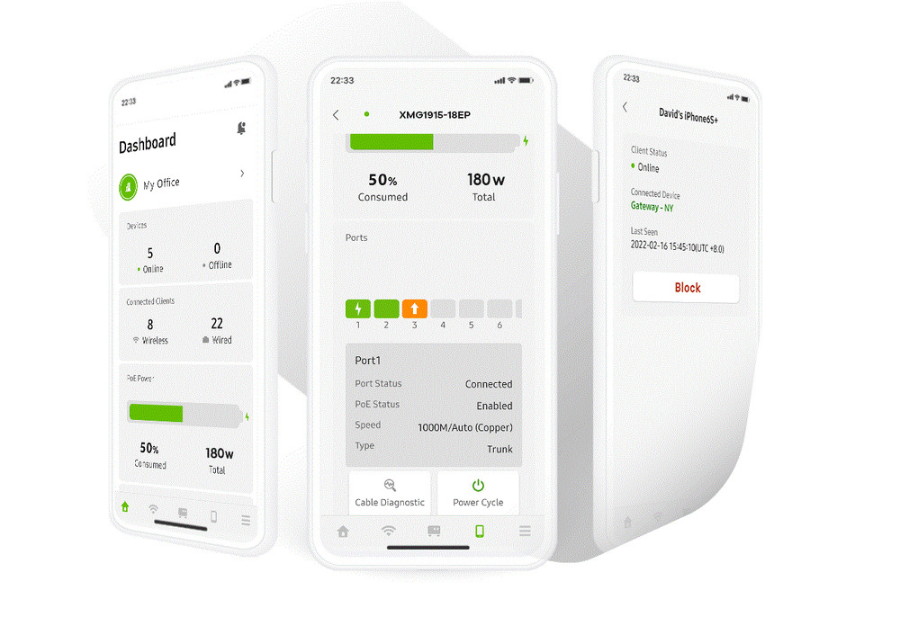 Router ZyXEL FWA505, 5G, Standalone/Nebula, AX1800 WiFi bílý Router ZyXEL FWA505, 5G, Standalone/Nebula, AX1800 WiFi bílý