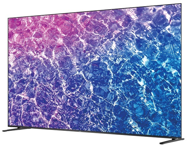 Televize Haier H65M92FUX s barevnou strukturou na displeji