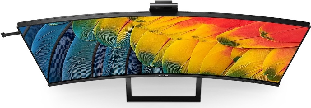 Monitor Philips 40B1U6903CH/00 černý Zakřivený monitor Philips 40B1U6903CH/00 z horního pohledu disponuje funkcí KVM MultiView