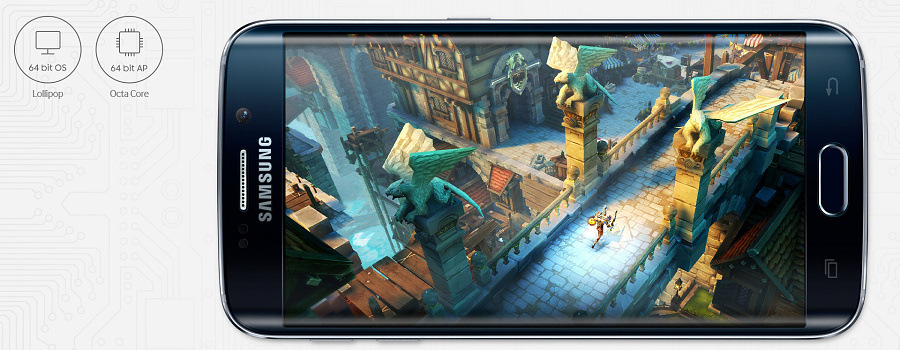 Mobilní telefon Samsung Galaxy S6 Edge (G925) 32 GB bílý