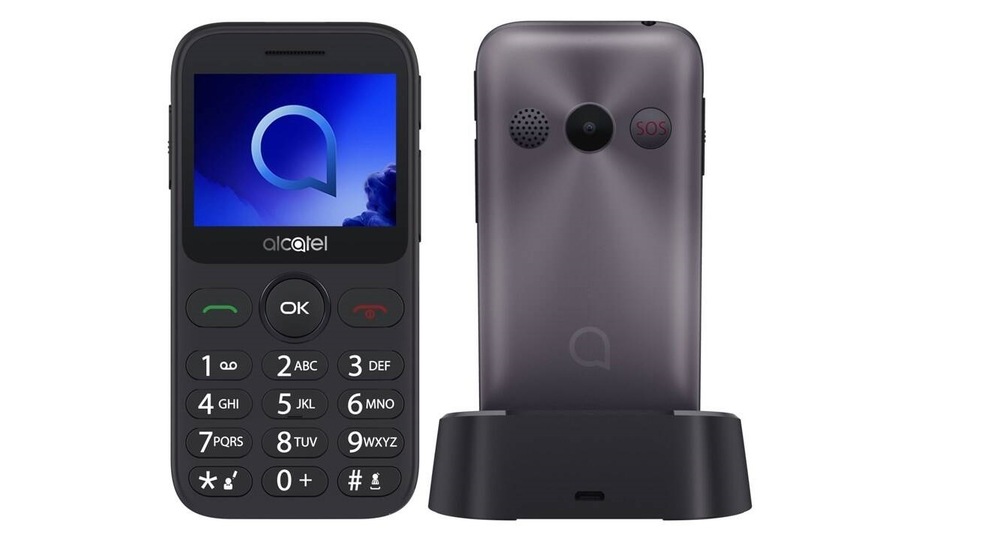 Mobilní telefon ALCATEL 2020 šedý