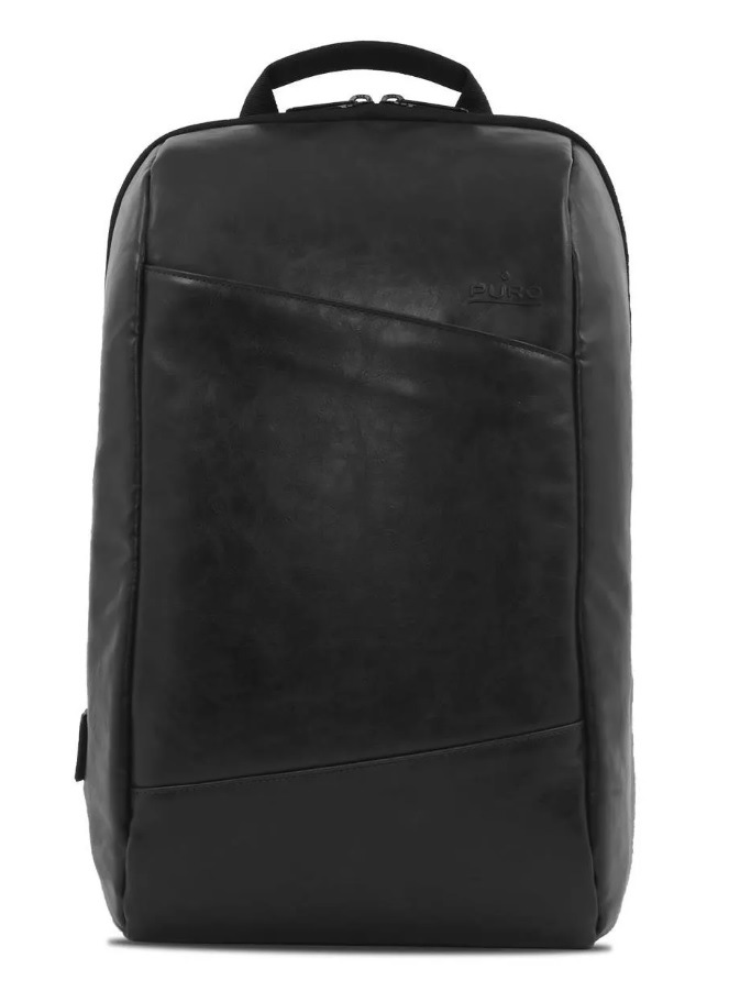 Batoh na notebook Puro Byday ecoleather na notebook do 15,6" černý