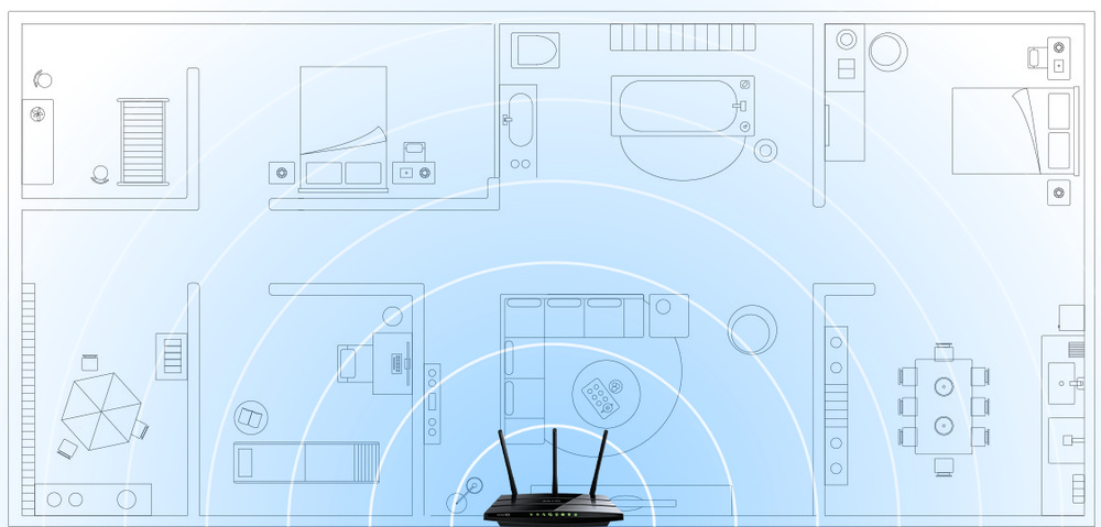 Router TP-Link Archer C1200 černý