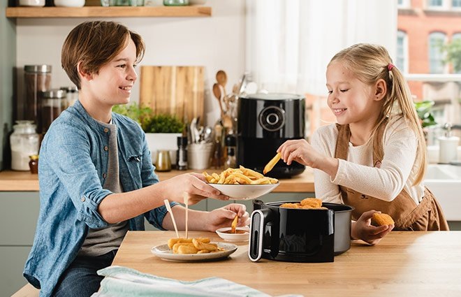 Fritéza horkovzdušná Delimano Air Fryer Star černá