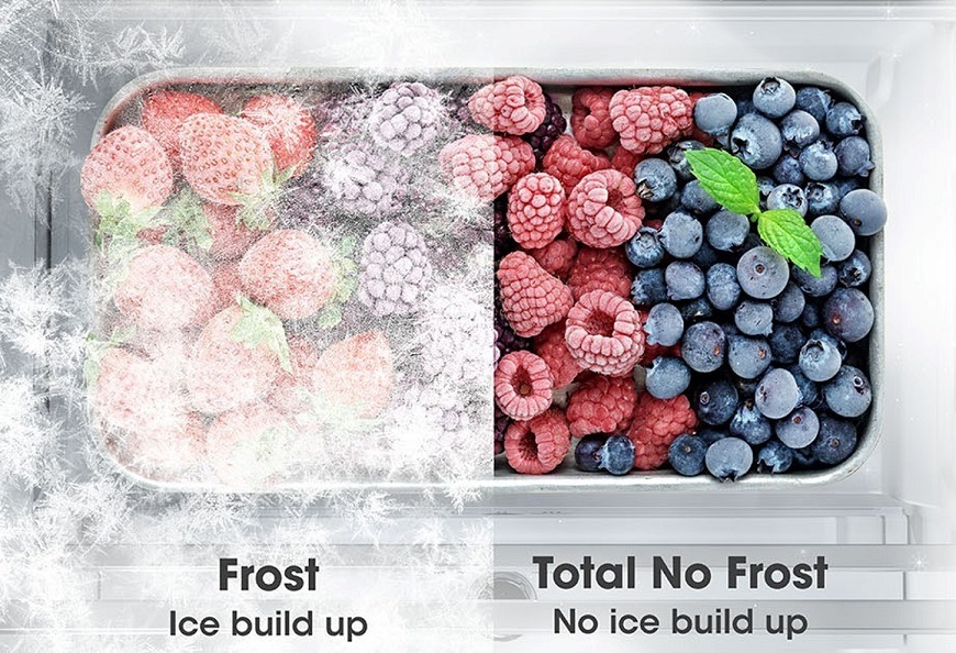 Chladnička Hisense RB5K330GSFC, černá, Total NoFrost