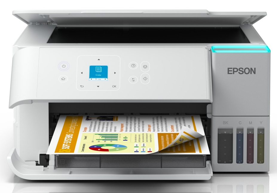 Tiskárna multifunkční Epson EcoTank L4366 A4, 15str./min., 8str./min., 4800 × 1200, automatický duplex, - bílý