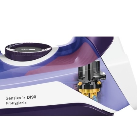 Žehlička Bosch ProHygienic TDI903231H bílá/fialová