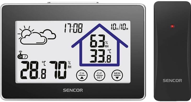 Meteorologická stanice Sencor SWS 2999 černá