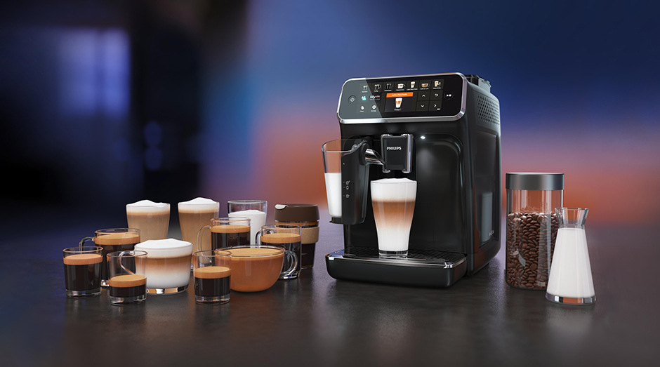 Automatický kávovar Philips Series 5400 LatteGo EP5441/50 černé