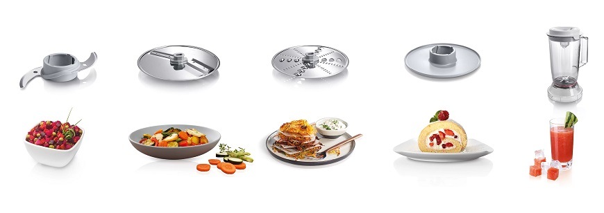 Kuchyňský robot Bosch MCM3200W šedý/bílý
