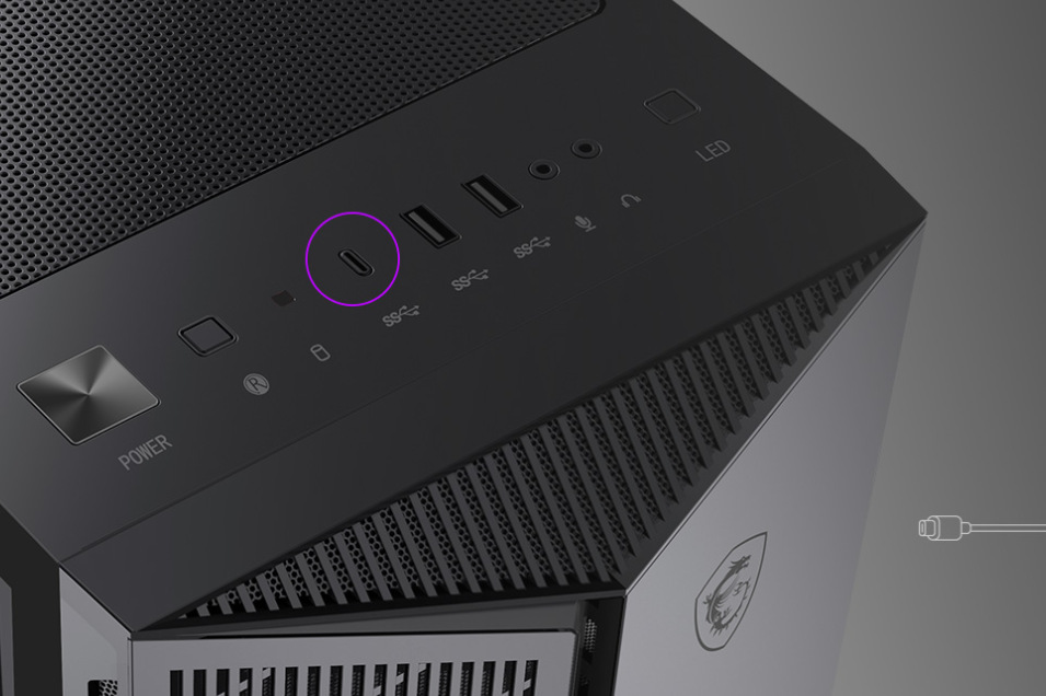 Case MSI MPG GUNGNIR 111R černá