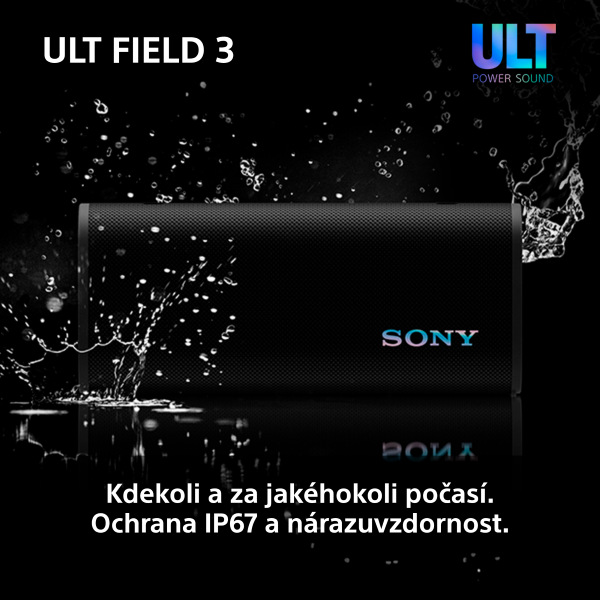 Přenosný reproduktor Sony ULT FIELD 3 černý Přenosný reproduktor Sony ULT FIELD 3, černý