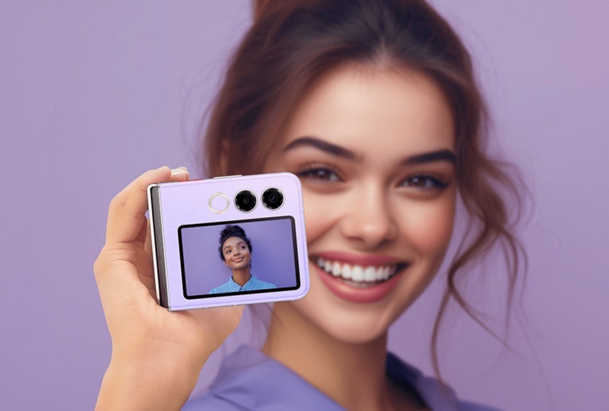 Mobilní telefon ZTE Nubia Flip 2 8 GB / 256 GB černý
