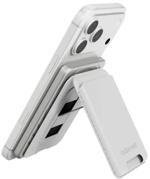 Powerbanka Cubenest SlimDual MagSafe Qi2 5000 mAh stříbrná