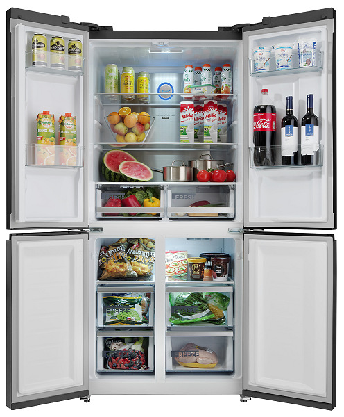 Americká lednice Concept TITANIA LA8383ds černá/nerez