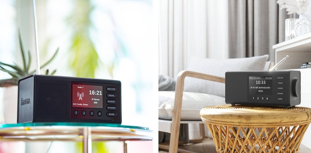 Radiopřijímač s DAB+ Hama DR1000 černý Hama DR1000