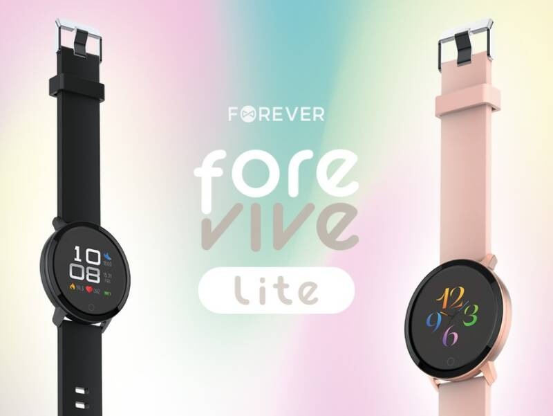 Chytré hodinky Forever ForeVive Lite SB-315 černé Forever ForeVive Lite SB-315