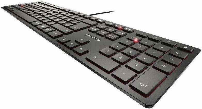Klávesnice Cherry KC 6000 SLIM, UK stříbrná