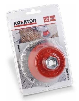 Brusný kartáč Kreator KRT150201 M14 - 100mm