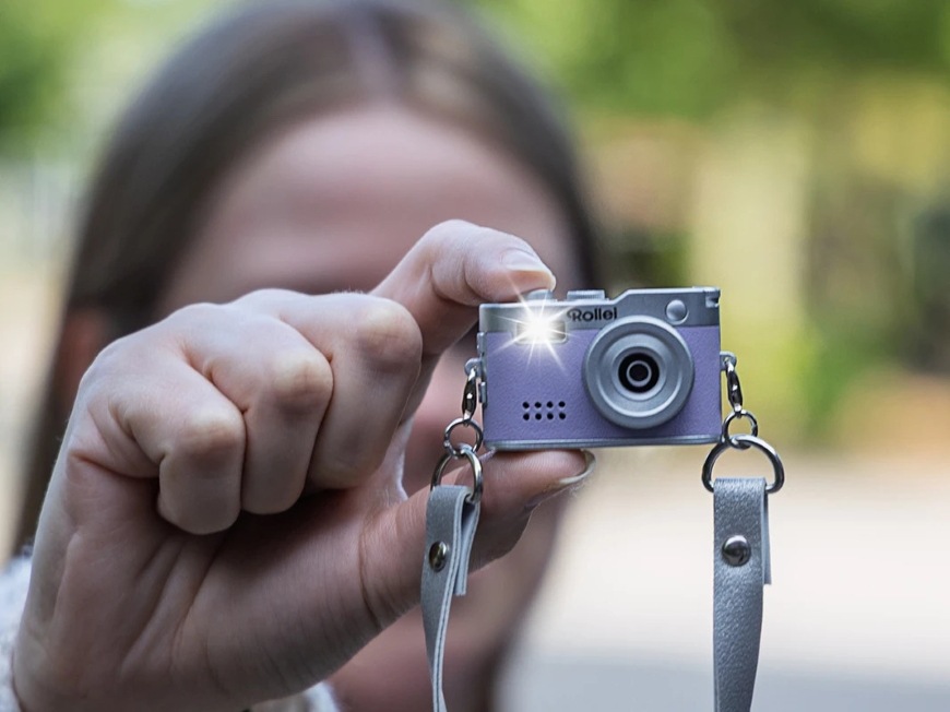 Digitální fotoaparát Rollei Mini Digitalkamera fialový Rollei Mini Digitalkamera, fialová
