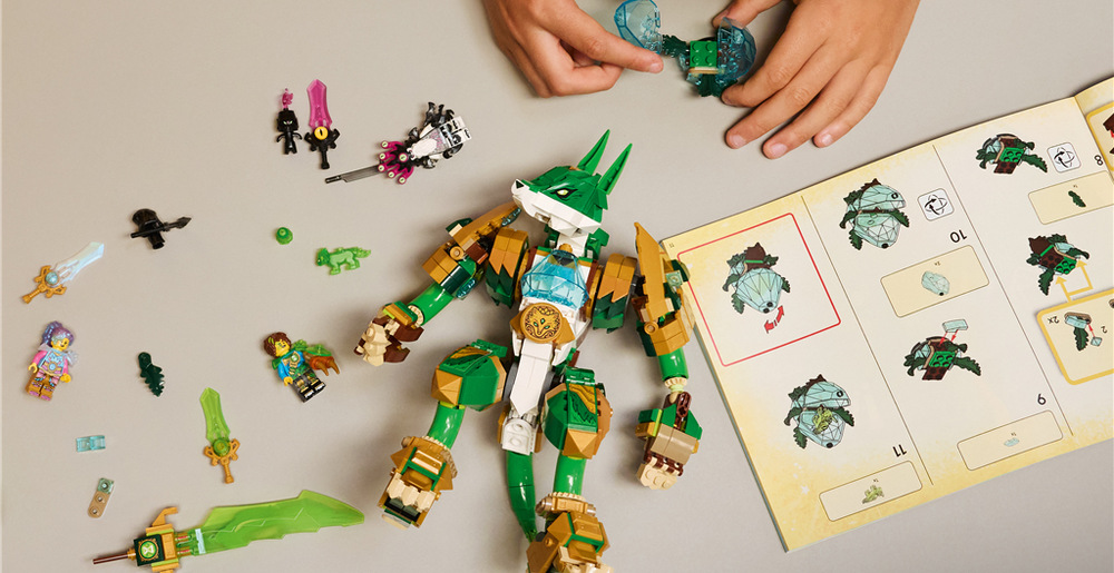 Stavebnice LEGO® DREAMZzz™ 71508 Liščí robotický strážce Mateo a Izzie čelí Císaři z nočních můr a pátrají po pokladech s pomocí fantastických tvorů a mečů.