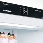 Chladnička s mrazničkou Liebherr CBef 4805 nerez Dotykový displej