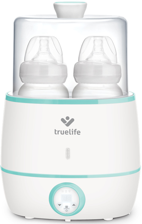 Ohřívač kojeneckých lahví TrueLife Invio BW Double bílý/zelený