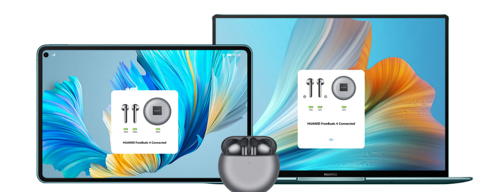 Sluchátka Huawei FreeBuds 4 bílá Sluchátka Huawei FreeBuds 4 bílá