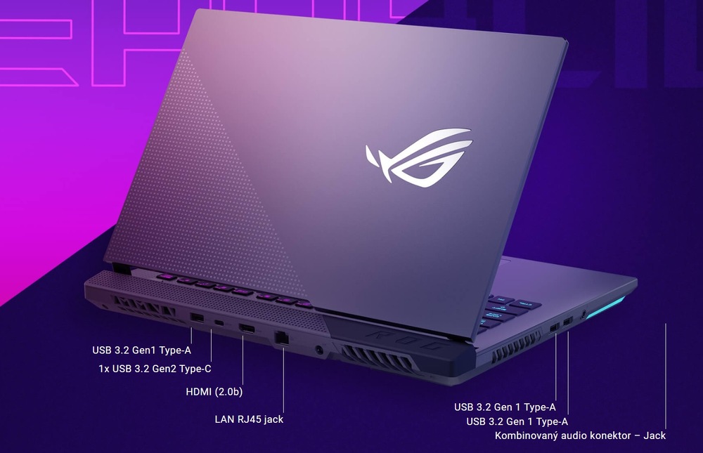 Notebook Asus ROG Strix G15 (G513IE-HN065) šedý