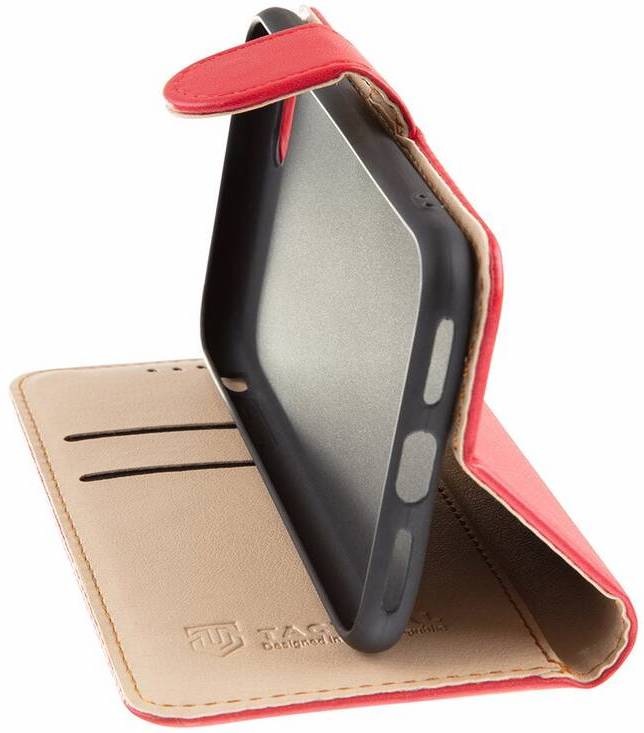 Pouzdro na mobil flipové Tactical Field Notes na Vivo Y21/Y21s červené