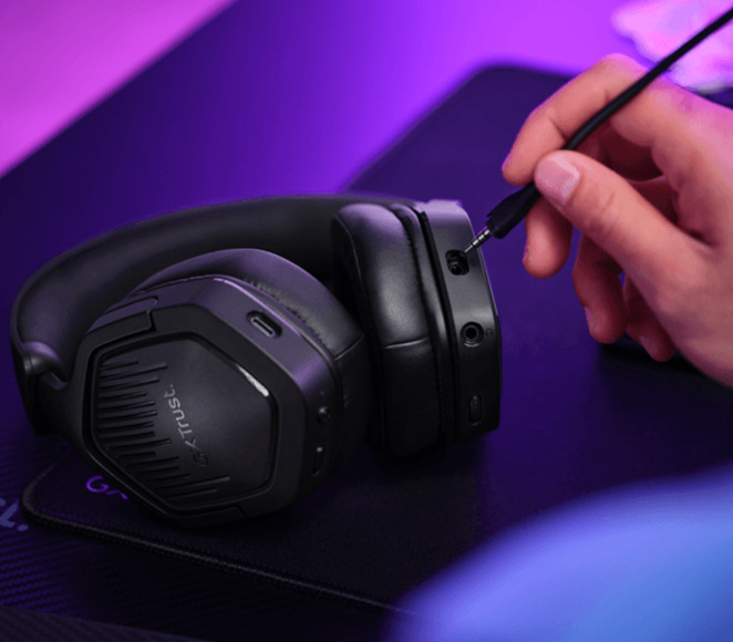 Headset Trust GXT 493 Carus černý