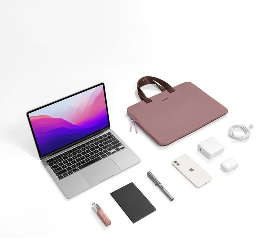 Brašna na notebook tomtoc Light-A21 Dual-color Slim Handbag 13,5" - šedá
