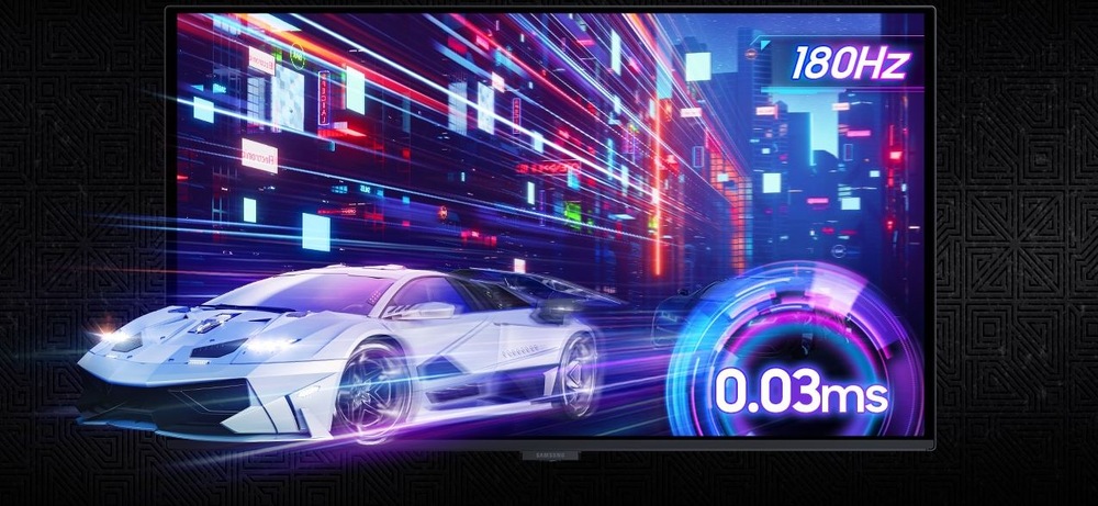Herní monitor Samsung Odyssey OLED G5 G50SF černý Rychlá odezva monitoru Samsung Odyssey OLED G5 G50SF