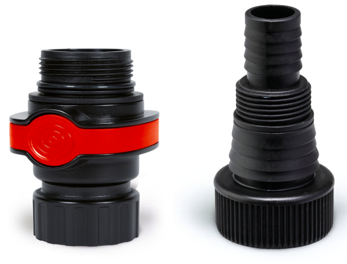 Rychlospojka a univerzální adaptér pro hadice 25 mm, 38 mm a závit G 1"
