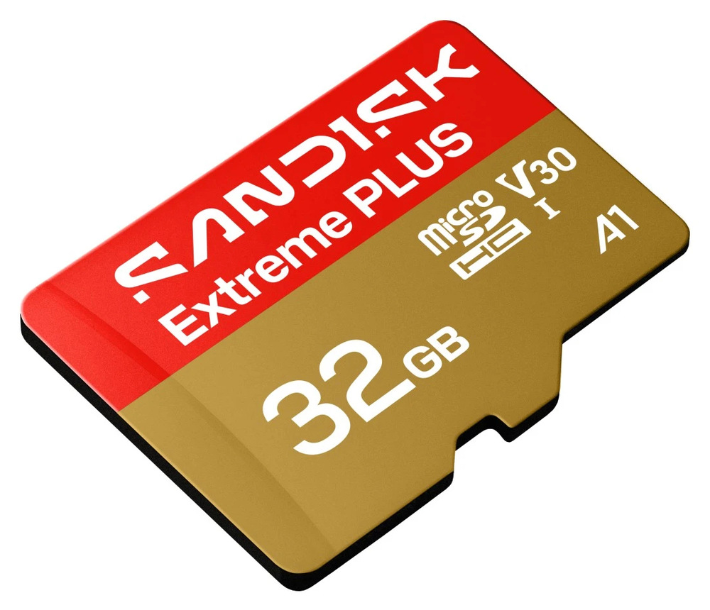 Paměťová karta SANDISK Micro SDHC Extreme Plus 32GB UHS-I (100R/90W) + SD apaptér Paměťová karta SANDISK Extreme PLUS microSDHC 32GB