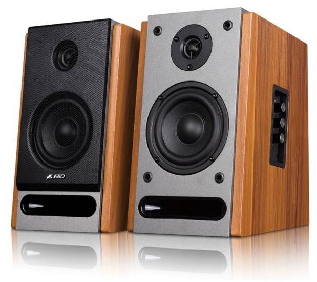 Reproduktory Fenda F&D R25BT 2.0, bluetooth, NFC dřevo