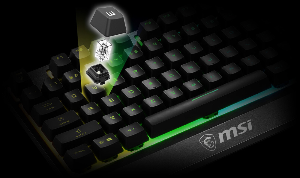 Klávesnice MSI Vigor GK30, CZ+SK layout černá