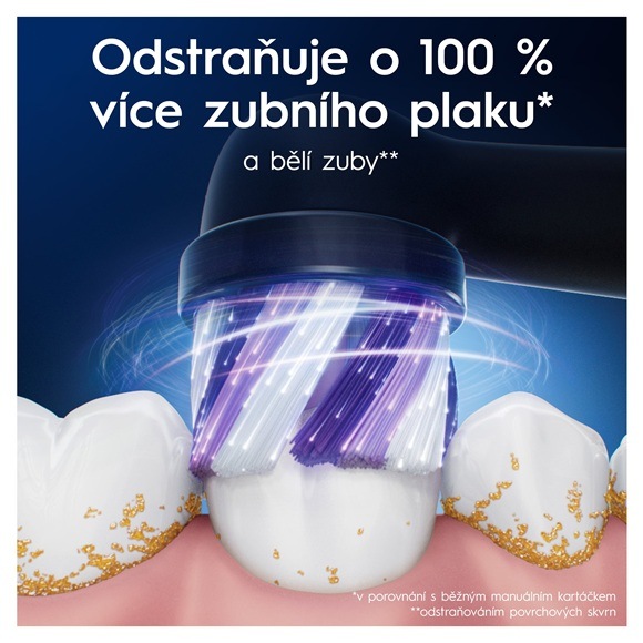 Náhradní hlavice Oral-B iO Radiant Black (4 ks) černá Náhradní hlavice Oral-B iO Radiant Black (4 ks) černá