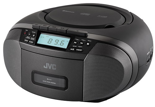 Radiomagnetofon s CD JVC RC-E444B, černá