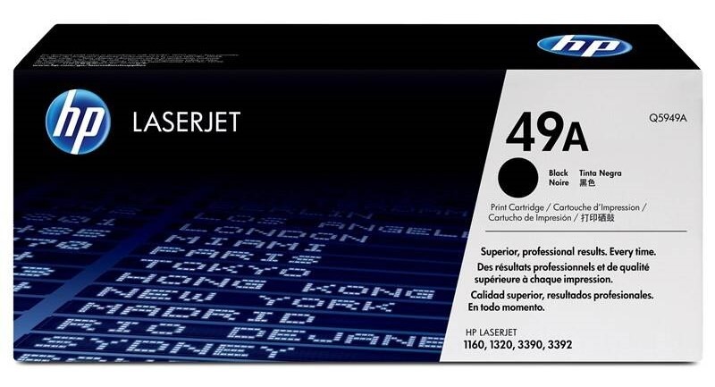 Toner HP 49A, 2 500 stran černý