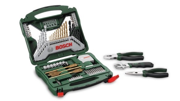 Sada vrtáků a bitů Bosch (70 ks)